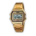 SKMEI 1123 Retro Vintage LED Digital Watch – Gold Color